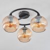 Koyoto Plafoniera, Lampada a sfera 37 cm Ambrato, 3-Luci
