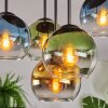 Koyoto Plafoniera, Lampada a sfera 45 cm Blu, Oro, Verde, Chiaro, 5-Luci