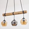 Ripoll Lampadario a sospensione, Lampada a sfera, Lampada a sospensione Écru, Nero, 3-Luci