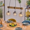 Ripoll Lampadario a sospensione, Lampada a sfera, Lampada a sospensione Écru, Nero, 3-Luci