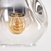 Ripoll Lampadario a sospensione, Lampada a sfera, Lampada a sospensione Écru, Nero, 3-Luci