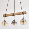 Ripoll Lampadario a sospensione, Lampada a sfera, Lampada a sospensione Écru, Nero, 3-Luci
