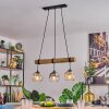 Ripoll Lampadario a sospensione, Lampada a sfera, Lampada a sospensione Écru, Nero, 3-Luci