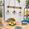 Ripoll Lampadario a sospensione, Lampada a sfera, Lampada a sospensione Écru, Nero, 3-Luci