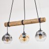 Ripoll Lampadario a sospensione, Lampada a sfera, Lampada a sospensione Écru, Nero, 3-Luci