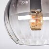 Koyoto Plafoniera, Lampada a sfera Chiaro, Grigio fumo, 2-Luci