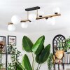 Chehalis Plafoniera, Lampada a sfera Oro, Nero, 10-Luci