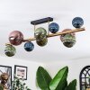 Chehalis Plafoniera, Lampada a sfera Oro, Nero, 10-Luci