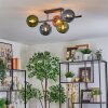 Gastor Plafoniera, Lampada a sfera Blu, Verde, Ramato, 5-Luci