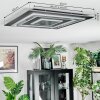 Lidor Plafoniera LED Antracite, Grigio, Nero, 1-Luce