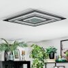 Lidor Plafoniera LED Antracite, Grigio, Nero, 1-Luce