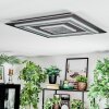 Lidor Plafoniera LED Antracite, Grigio, Nero, 1-Luce