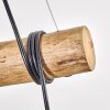 Koyoto Lampadario a sospensione, Lampada a sfera, Lampada a sospensione Écru, Nero, 3-Luci