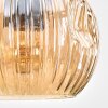 Ripoll Lampadario a sospensione, Lampada a sfera, Lampada a sospensione Écru, Nero, 3-Luci