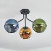 Koyoto Plafoniera, Lampada a sfera Blu, Oro, Verde, 3-Luci
