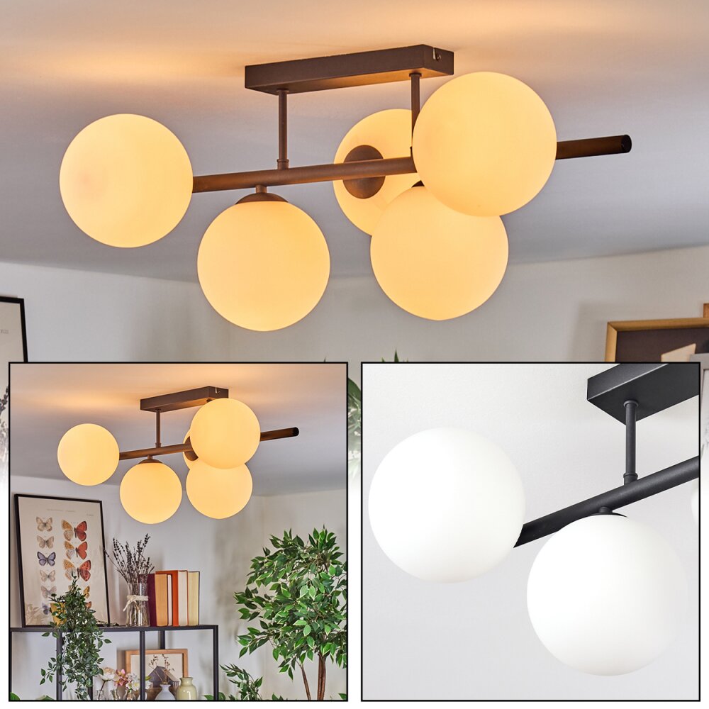 Gastor Plafoniera, Lampada a sfera Bianco, 5-Luci main product photo