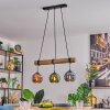 Koyoto Lampadario a sospensione, Lampada a sfera, Lampada a sospensione Écru, Nero, 3-Luci