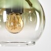 Koyoto Lampadario a sospensione, Lampada a sfera, Lampada a sospensione Écru, Nero, 3-Luci