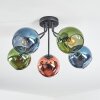 Koyoto Plafoniera, Lampada a sfera 52 cm Blu, Verde, Ramato, 5-Luci