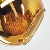 Koyoto Plafoniera, Lampada a sfera 52 cm Blu, Oro, Verde, 5-Luci