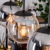 Gastor Lampadario a sospensione, Lampada a sfera, Lampada a sospensione Ambrato, Chiaro, Grigio fumo, 3-Luci