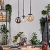 Gastor Lampadario a sospensione, Lampada a sfera, Lampada a sospensione Ambrato, Chiaro, Grigio fumo, 3-Luci