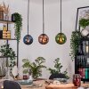 Gastor Lampadario a sospensione, Lampada a sfera, Lampada a sospensione Blu, Verde, Ramato, 3-Luci
