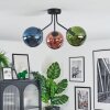 Gastor Plafoniera, Lampada a sfera Blu, Verde, Ramato, 3-Luci