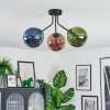 Gastor Plafoniera, Lampada a sfera Blu, Verde, Ramato, 3-Luci