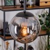 Gastor Lampadario a sospensione, Lampada a sfera, Lampada a sospensione Ambrato, Chiaro, Grigio fumo, 3-Luci