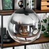 Gastor Lampadario a sospensione, Lampada a sfera, Lampada a sospensione Ambrato, Chiaro, Grigio fumo, 3-Luci