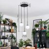 Gastor Lampadario a sospensione, Lampada a sfera, Lampada a sospensione Bianco, 3-Luci
