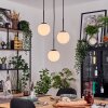 Gastor Lampadario a sospensione, Lampada a sfera, Lampada a sospensione Bianco, 3-Luci