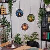 Gastor Lampadario a sospensione, Lampada a sfera, Lampada a sospensione Blu, Verde, Ramato, 3-Luci