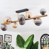 Chehalis Plafoniera, Lampada a sfera Oro, Nero, 10-Luci
