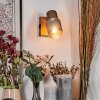 Nelar Applique, Faretto da parete Bronzo, Cromo, 1-Luce