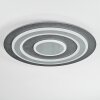 Lidor Plafoniera LED Nero, 1-Luce