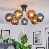 Koyoto Plafoniera, Lampada a sfera 82 cm Blu, Verde, Ramato, 7-Luci