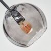 Koyoto Plafoniera, Lampada a sfera 52 cm Grigio fumo, 5-Luci