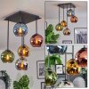 Koyoto Plafoniera, Lampada a sfera Blu, Cromo, Oro, Verde, Ramato, Grigio fumo, 5-Luci