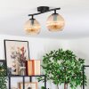 Koyoto Plafoniera, Lampada a sfera Ambrato, 2-Luci