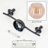 Koyoto Plafoniera, Lampada a sfera Ambrato, 2-Luci