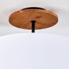 Bassagoda Plafoniera Écru, Nero, 1-Luce