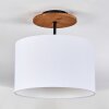 Bassagoda Plafoniera Écru, Nero, 1-Luce