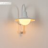 Pohei Lampada da parete per esterno Bianco, 1-Luce, Sensori di movimento