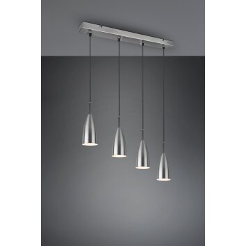 Reality Farin Lampada a Sospensione Nichel, 4-Luci