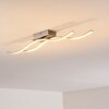 Kalandi Plafoniera LED Nichel opaco, 2-Luci