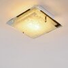 Rusty Plafoniera Grigio, Trasparente, chiaro, 2-Luci