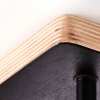 Brilliant Whole faretto Legno scuro, Nero, 3-Luci