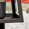 Juanico Lampada con piedistallo Nero, 1-Luce